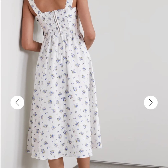 Reformation Tagliatelle floral linen midi Dress - Picture 3 of 6